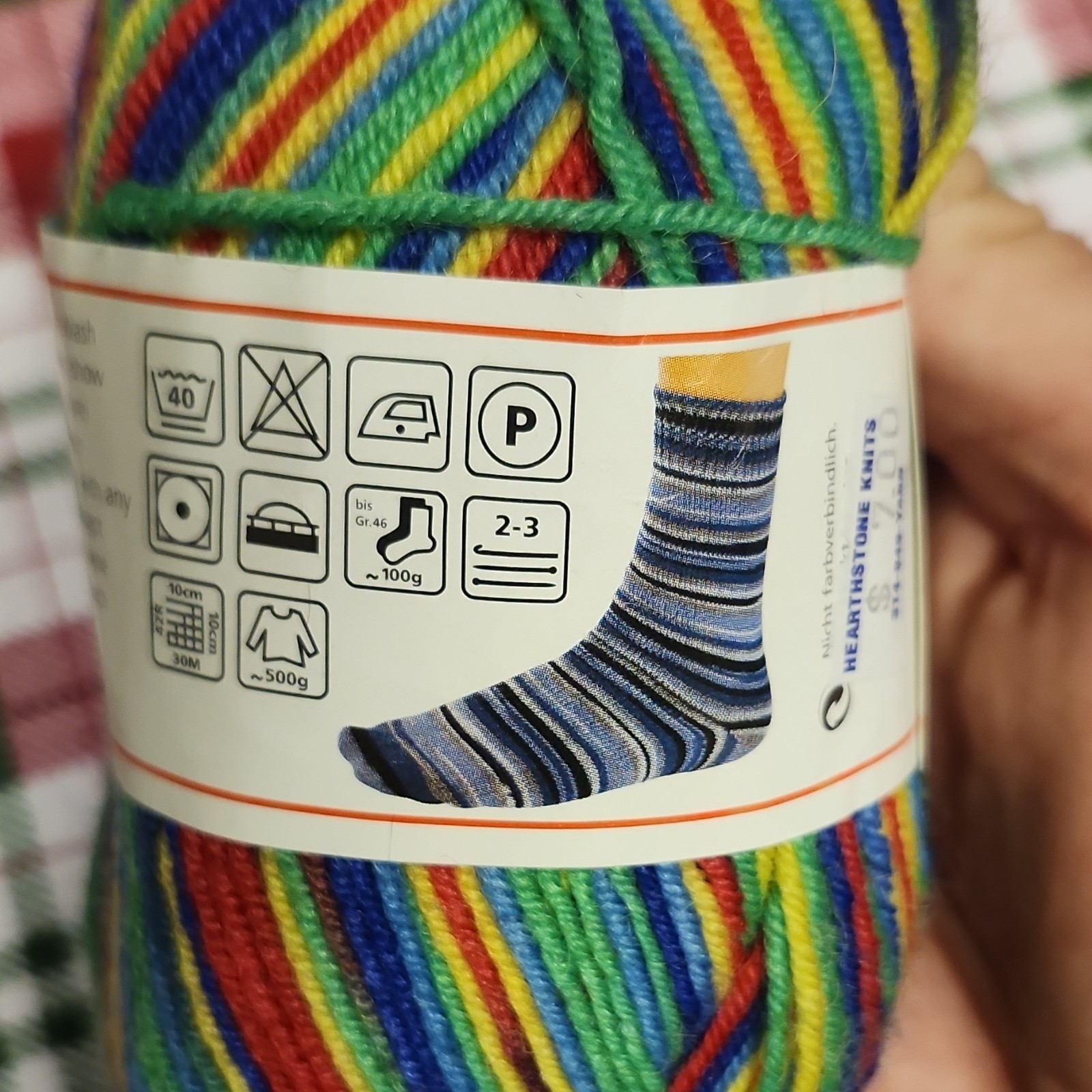 Regia Stretch Crazy Color Sock Yarn Ball 70% New Wool Multicolor Super Fine