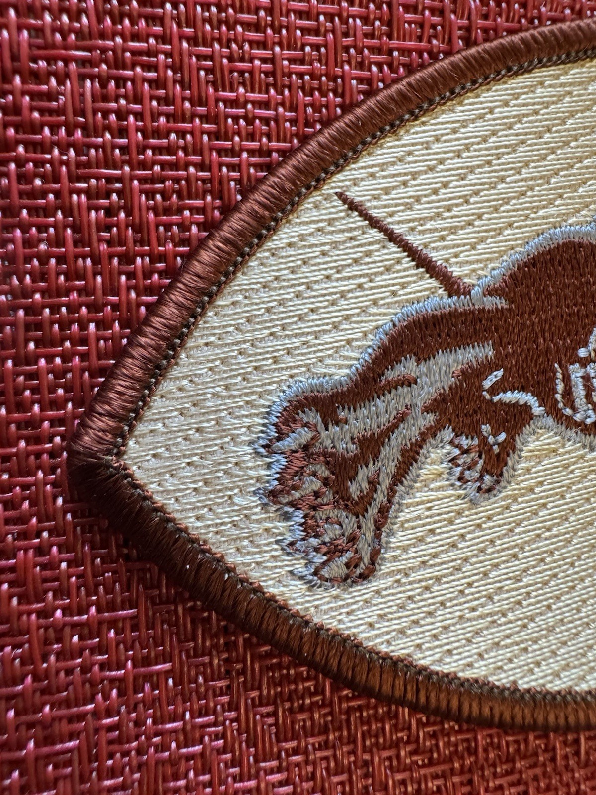 Cat Panther Lightning ⚡️ Iron On PATCH Unknown Logo Origin Quality Embroidered
