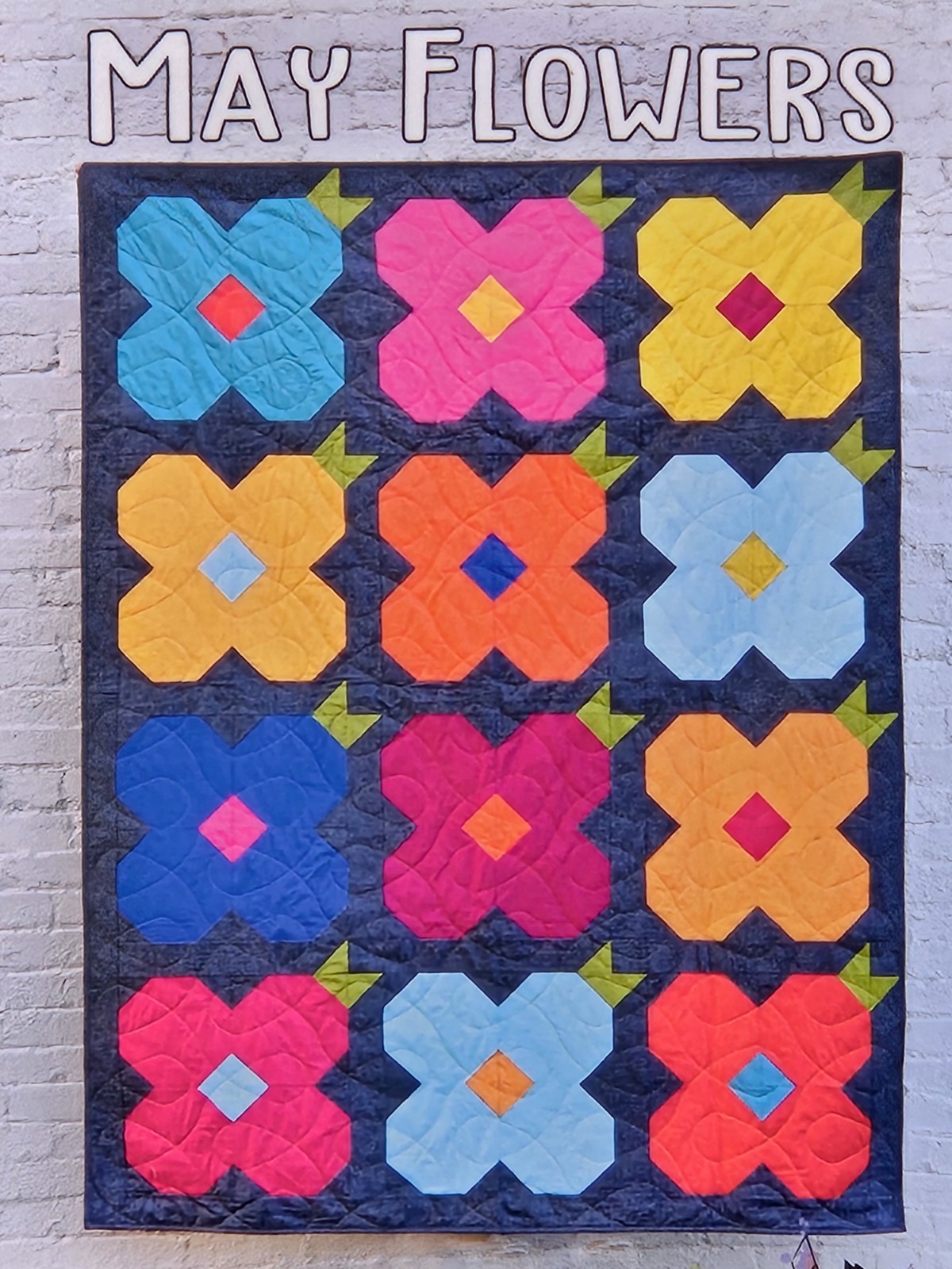 MAY FLOWERS Quilt Pattern by Running Doe Villa Rosa Designs – FQ Friendly