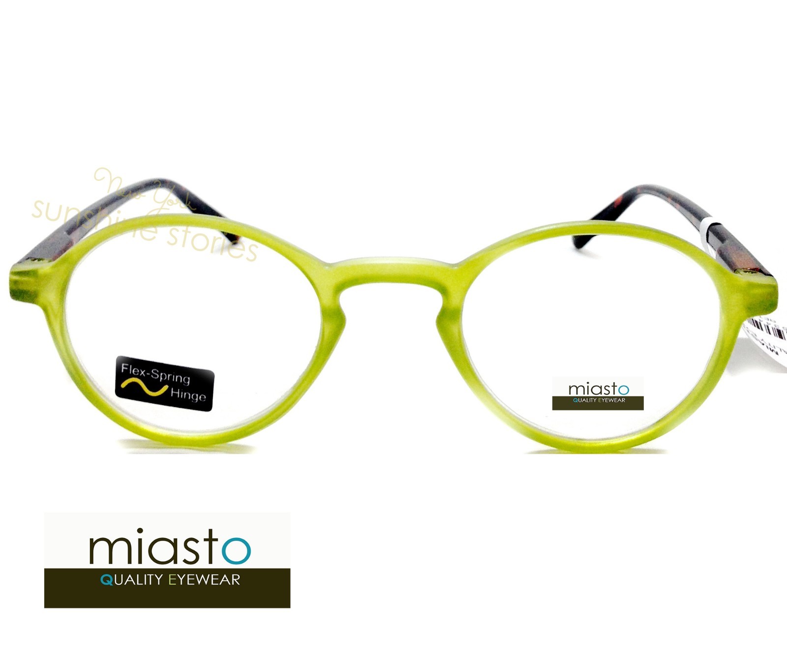 NWT$39.99 MIASTO RETRO ROUND KEYHOLE PREPPY READER VINTAGE READING SPECS GLASSES
