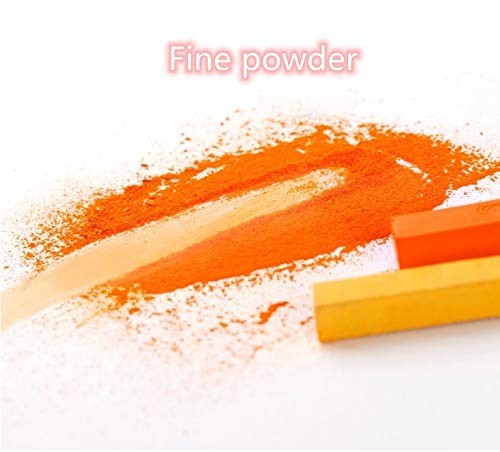 12 Pc Non Toxic Square Soft Pastel Chalk Set Artist Drawing Painting Supplies