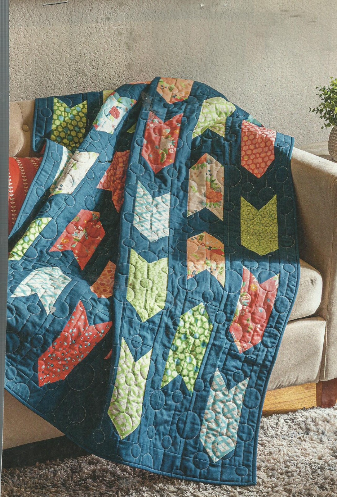 F0210 ARROW ALLEY QUILT PATTERN/INSTRUCTIONS