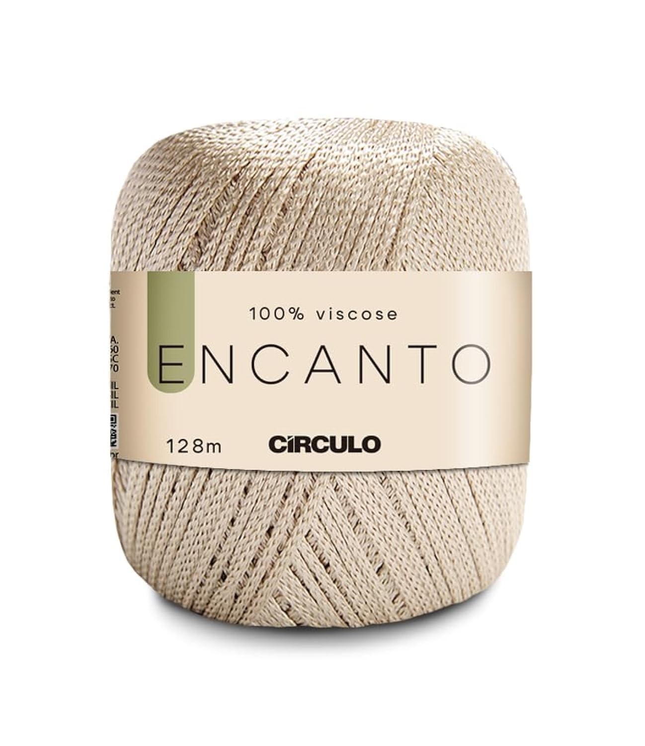 Almond 7650 CIRCULO Encanto Yarn 100% Viscose 140 Yds 3.52 oz Light Worsted