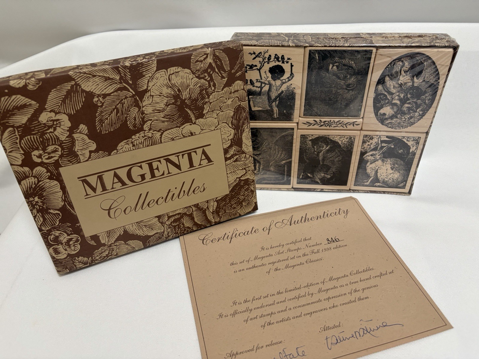 New Magenta Collectibles Stamps Animals Vintage 1998 New Sealed Cat Dog Rabbit