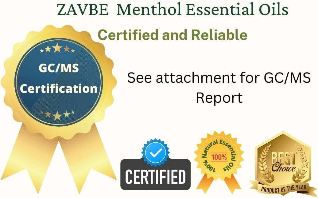 ZAVBE Menthol Breathe Essential Oil Blend 120ml/10ml – Pure, Essential Oil