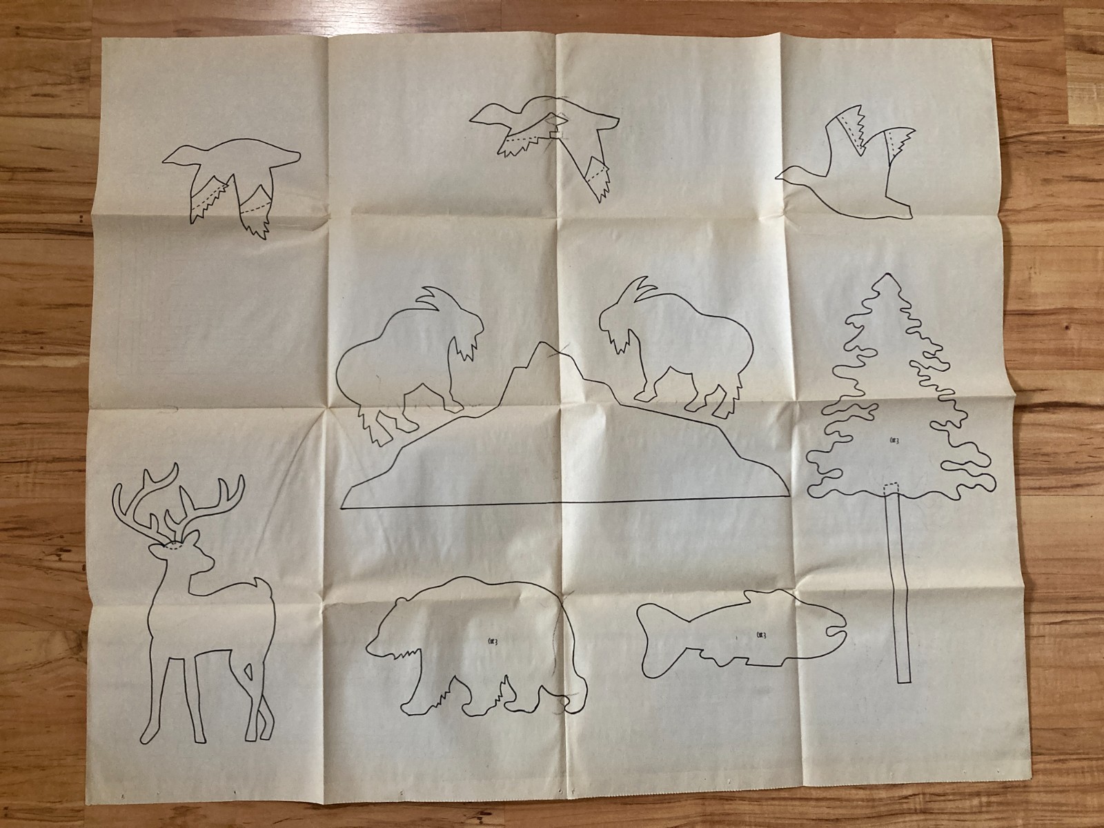 3 Pine Needles Quilt Patterns McKenna Ryan Moose Junction Wolf Watch Uncut