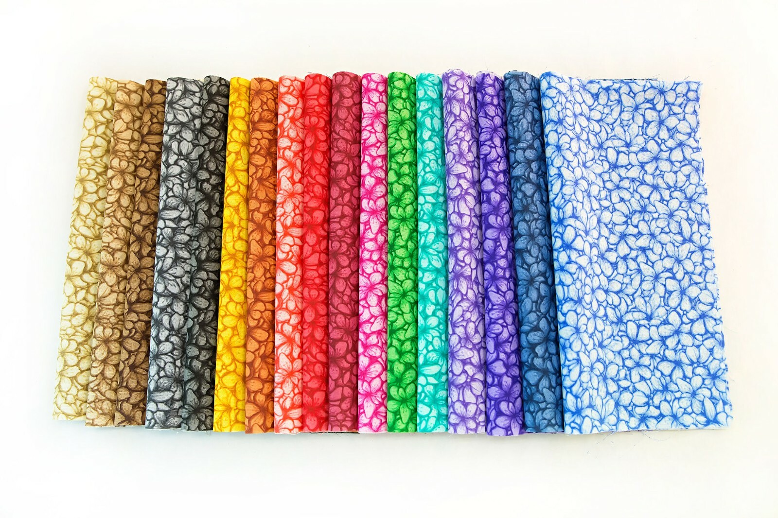 102 pc AWESOME BLOSSOMS pre cut charm pack 5″ squares 100% cotton fabric quilt