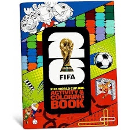 FIFA World Cup 26 Official Activity & Coloring Book Soccer Souvenir New