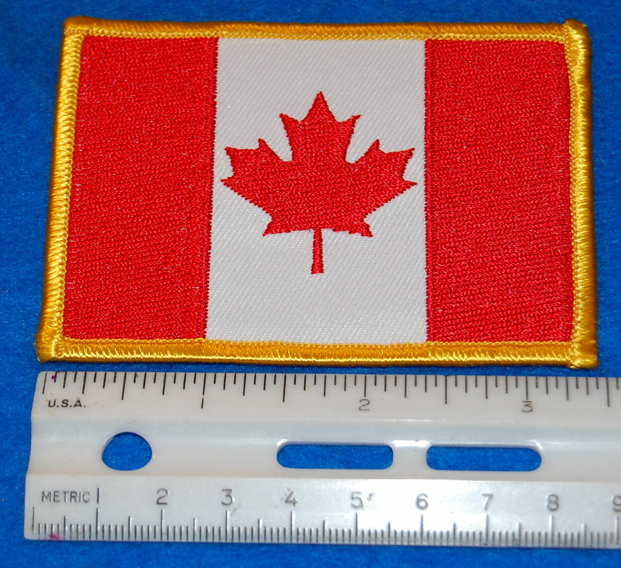 Various International Country (A-C) Flag Embroidered Patches, New