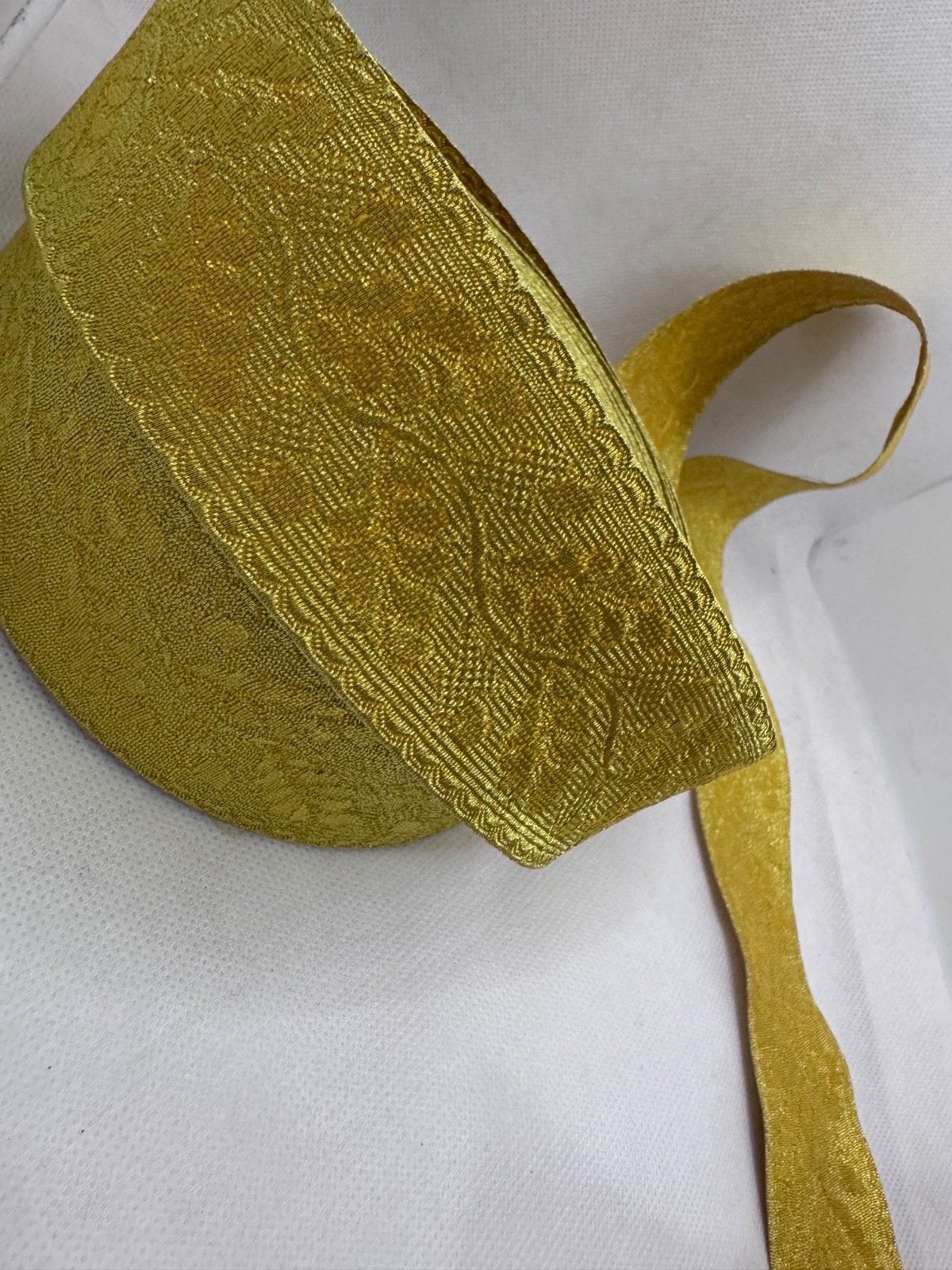 OAK Leaf Mylar braid Gold Size 15′ 25′ 40mm For Uniform Vestment Fancy Costume