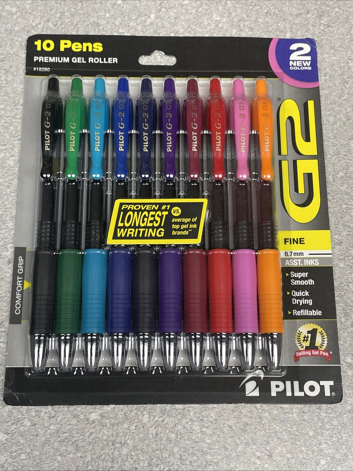 G2 Pen Set – Fine – 0.7 – 10 Pack
