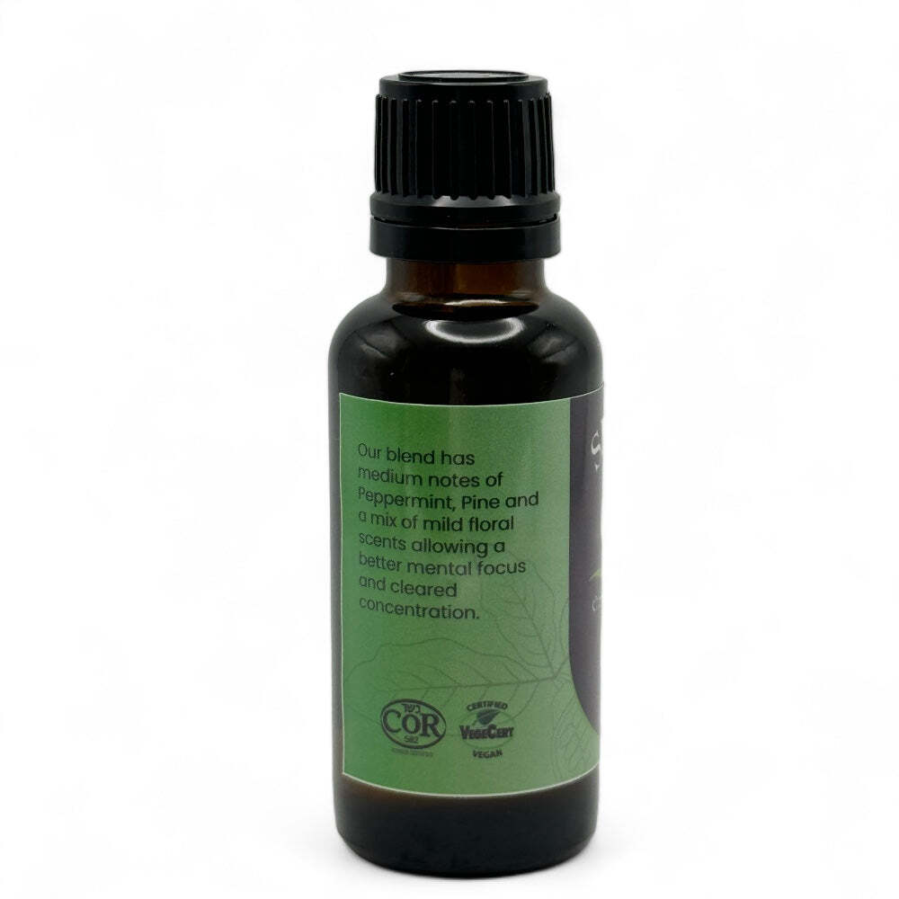 Focus – Organic Essential Oil Blend (Clarity Enhancing)