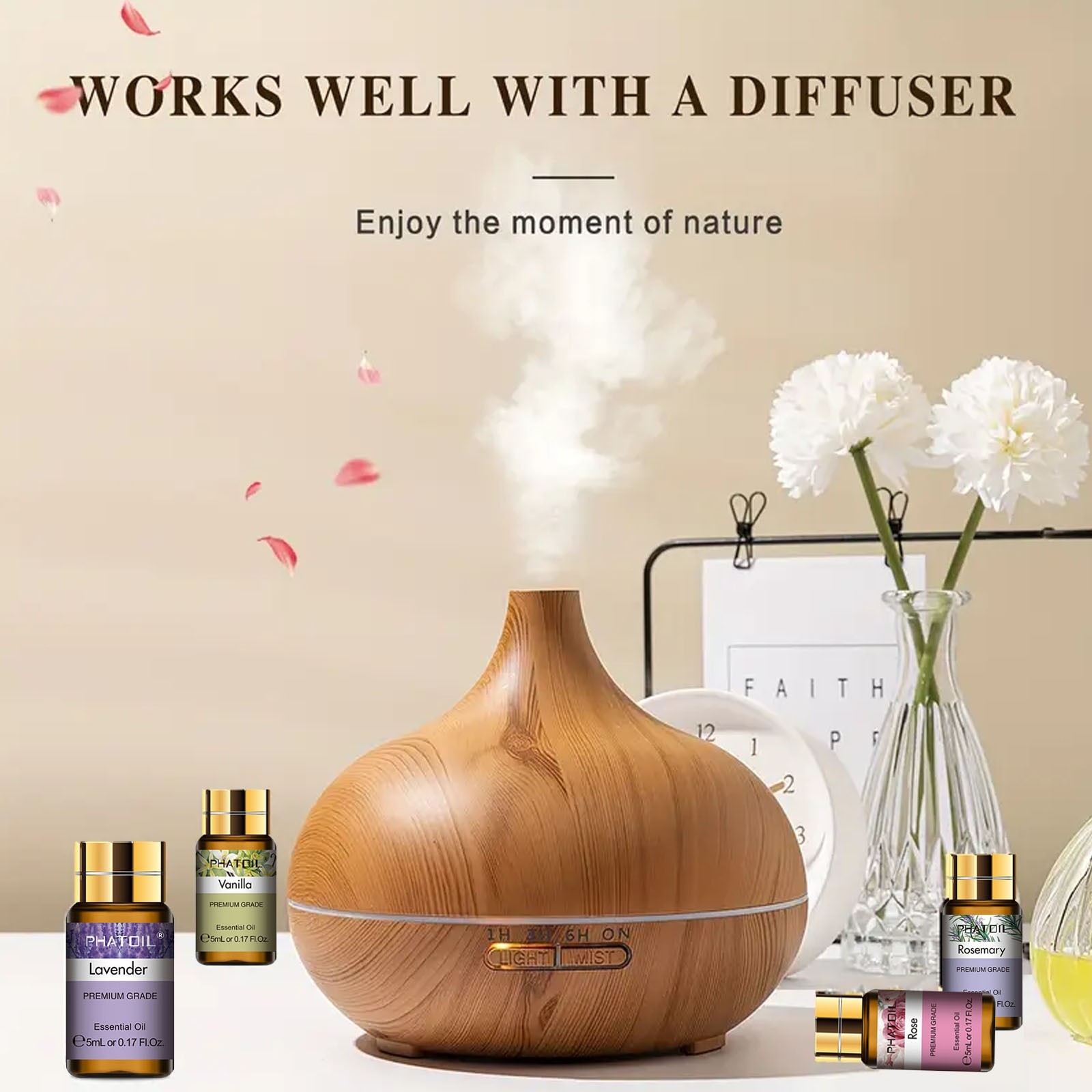 Best Essential Oil & Fragrance Oils Set Therapeutic Aromatherapy-Free Shipping