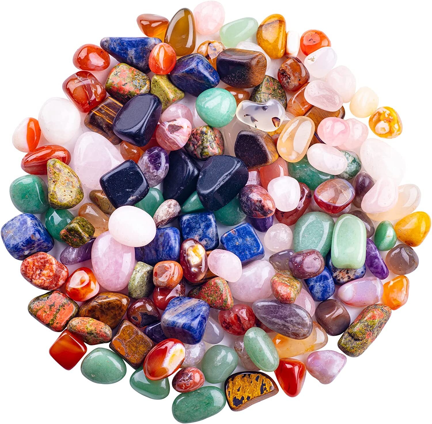 Treasure Bag of Polished Genuine Gemstones ( Over 1/3 lb.)