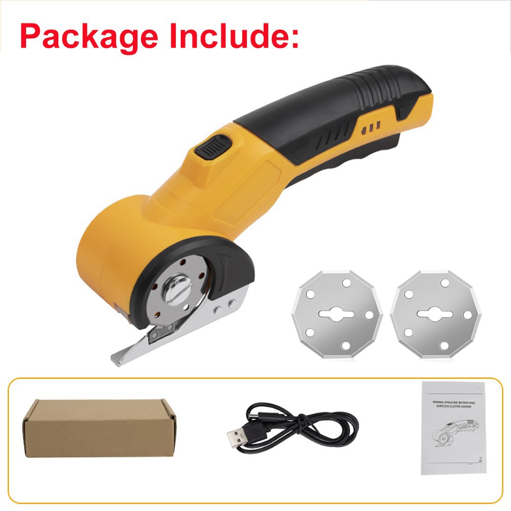 Cordless Electric Scissors, 4V Cardboard Cutter,Box Cutter Fabric Scissor Cutter