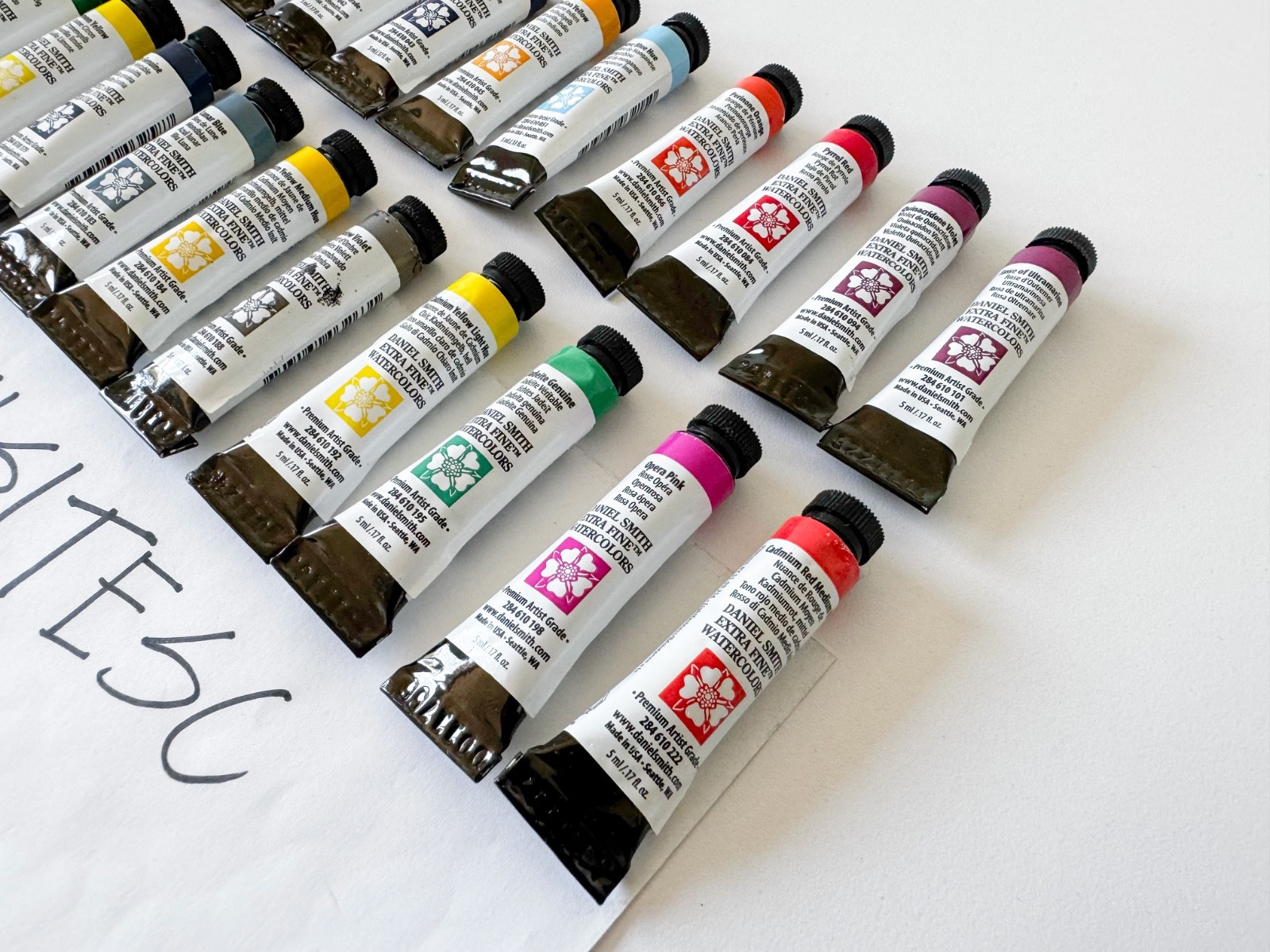 20 NEW Daniel Smith Extra Fine Watercolors Paint 5ml / 0.17 fl oz Tubes