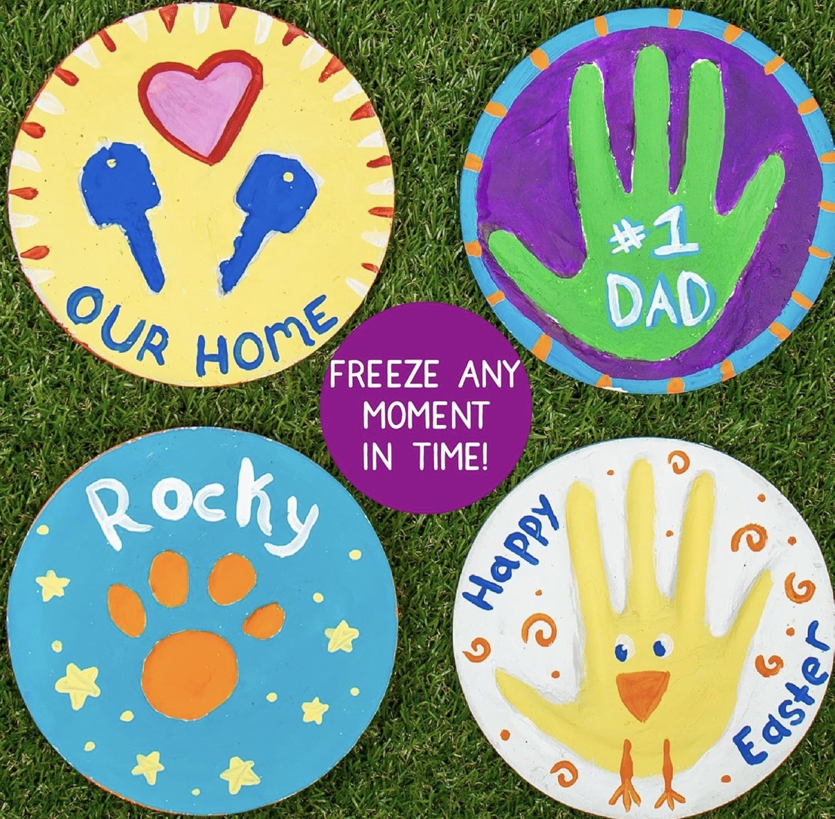 Brand New Creative Roots Create Your Own Hand Print Stone