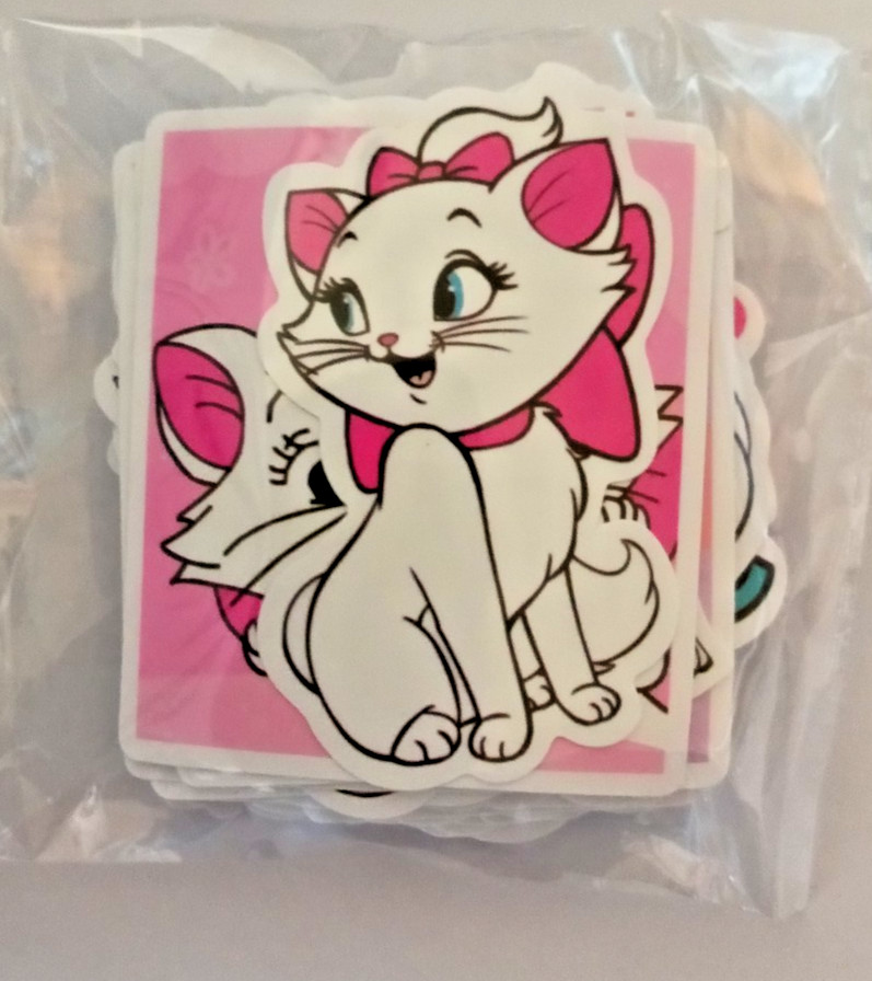MARIE-ARISTOCATS- STICKERS-50 STICKERS-UNBRANDED -NEXT DAY FREE SHIPPING