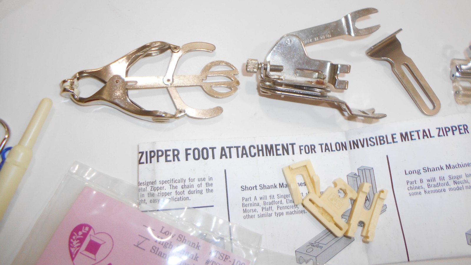 Bulk Lot Collection Sewing Machine Tools- Attachment Feet- Etc. UNKNOWN BRANDS