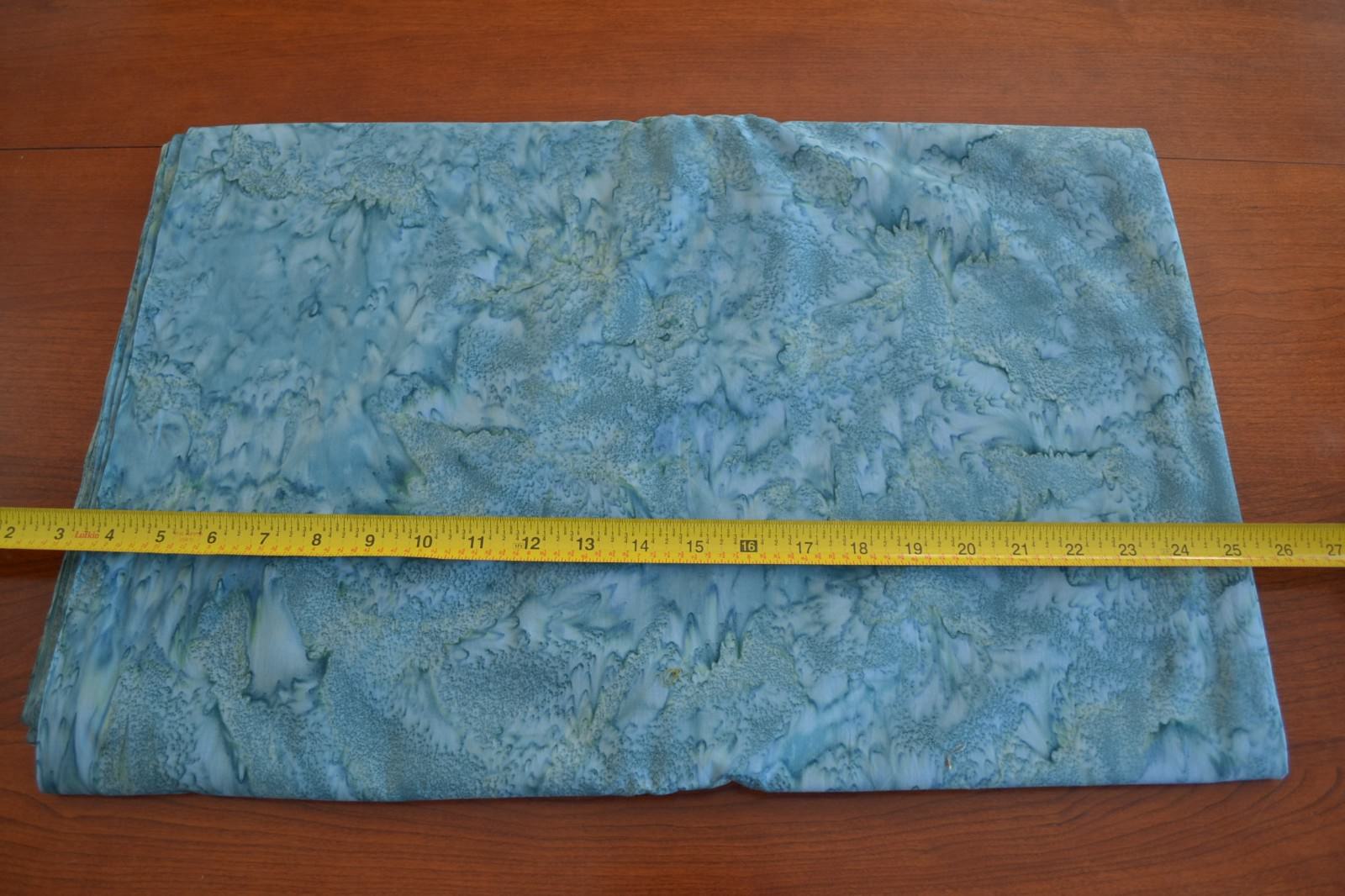 By 1/2 Yd, Teal & Green Batik, Indonesia, Hoffman/HN-1895-538 Nirvana, M8942