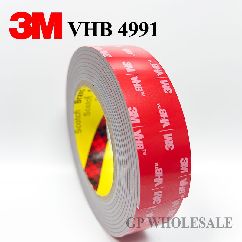 3M VHB 4991 Gray Double-sided Acrylic Foam Tape length 3 Meter * Thickness 2.3mm