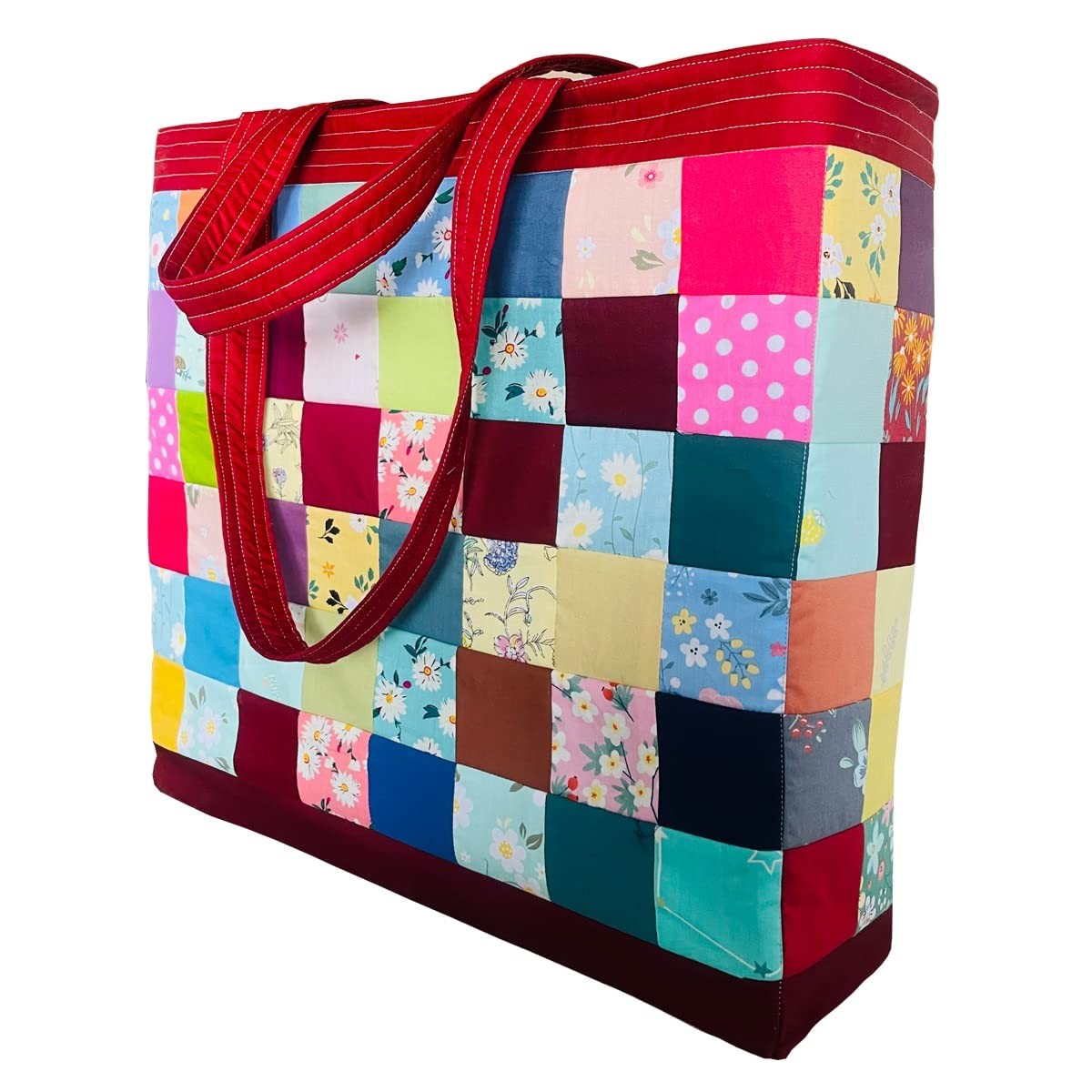 10″x10″ 50pcs Cotton Fabric Squares for Sewing Quilting SuppliesFloral