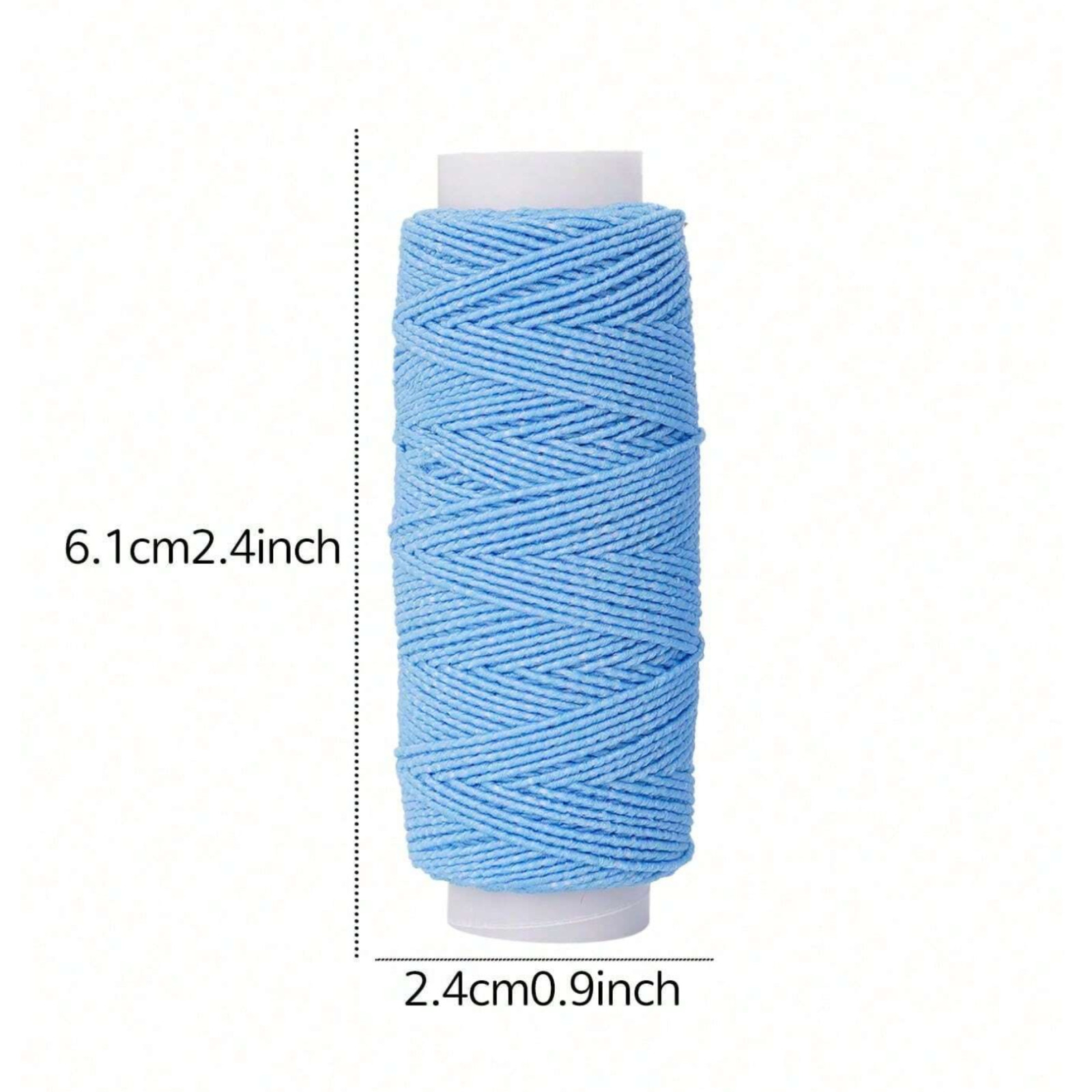 Elastic Sewing Thread 2 Rolls Ultra-Fine Sewing Stitching Cord for DIY Crafting