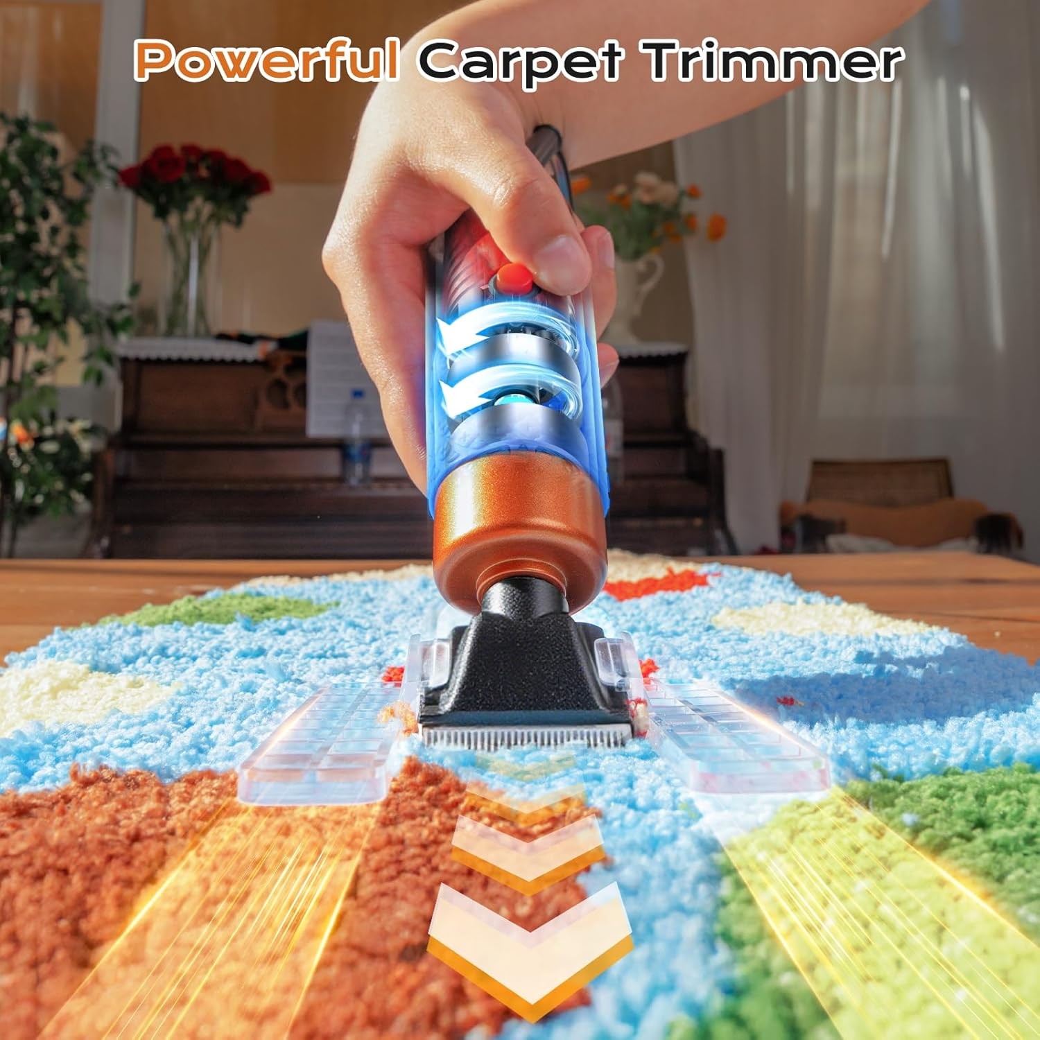 Rug Tufting Gun with Carpet Trimmer Kit RugTuft Gun with Tufting Shears Rug Make