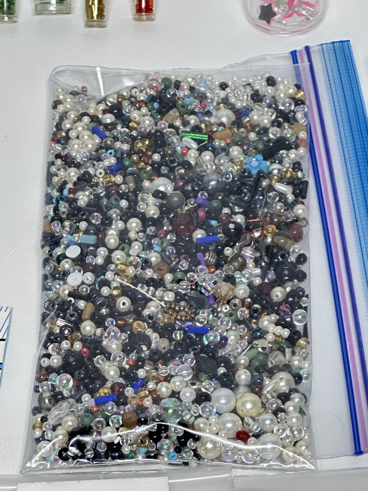 Huge Lot of Jewelry Making Hobby Supplies Glass Beads Clasps Wire Earring
