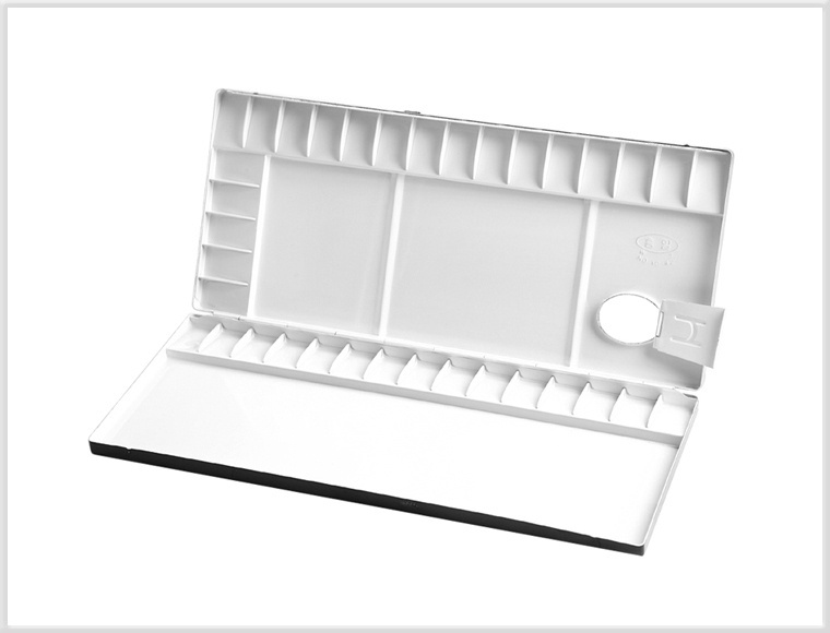 HEUNG IL Aluminum Watercolor Palette 35 Well AL 435 No.435 Metal 350 x 150 mm