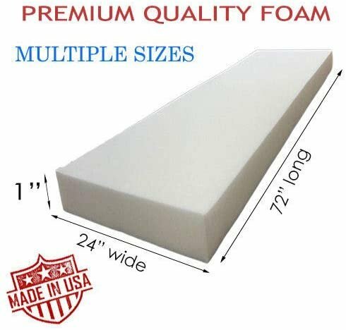 Medium Density Upholstery Seat Foam Cushion Replacement, Home, Auto, Crafts Etc