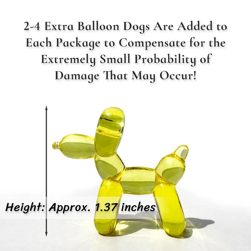 80 PCS Mini Balloon Dog Sculpture Keychain, Nine Colors Randomly Mixed, DIY A…