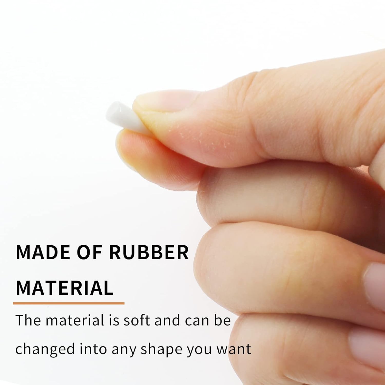 Flexible 50pcs Rubber End Caps – 1/8 Inch Protective Caps for Screws & Furniture