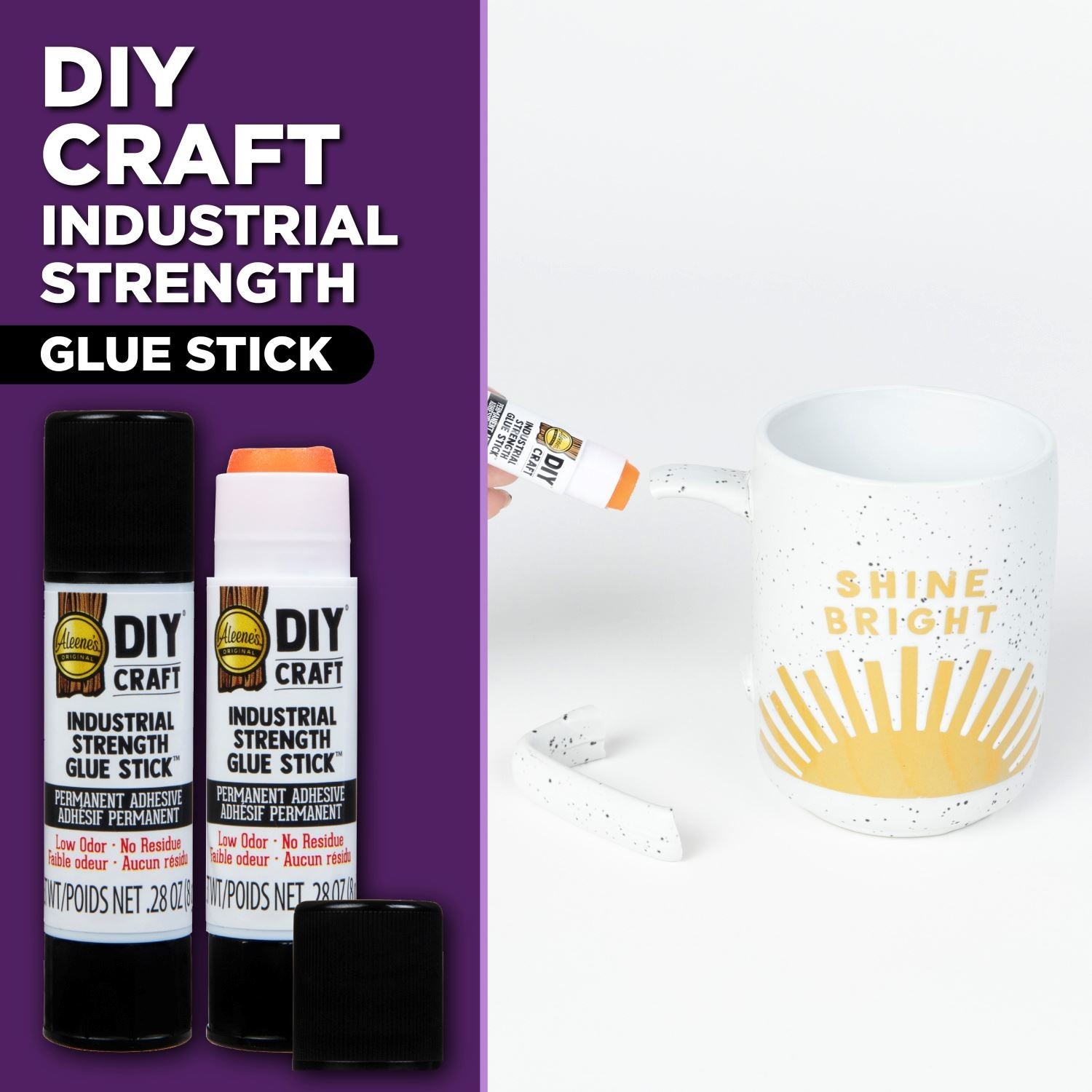 Aleene’s DIY Craft Industrial-Strength Glue Sticks, Permanent Bond