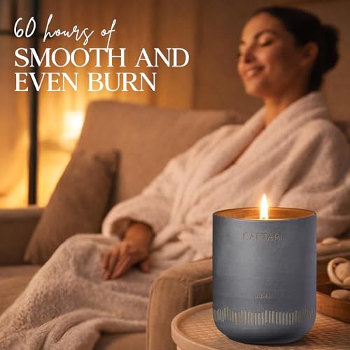 Luxury Aromatherapy Candle | Jasmine, Tuberose & Neroli Scented | 60 Charcoal