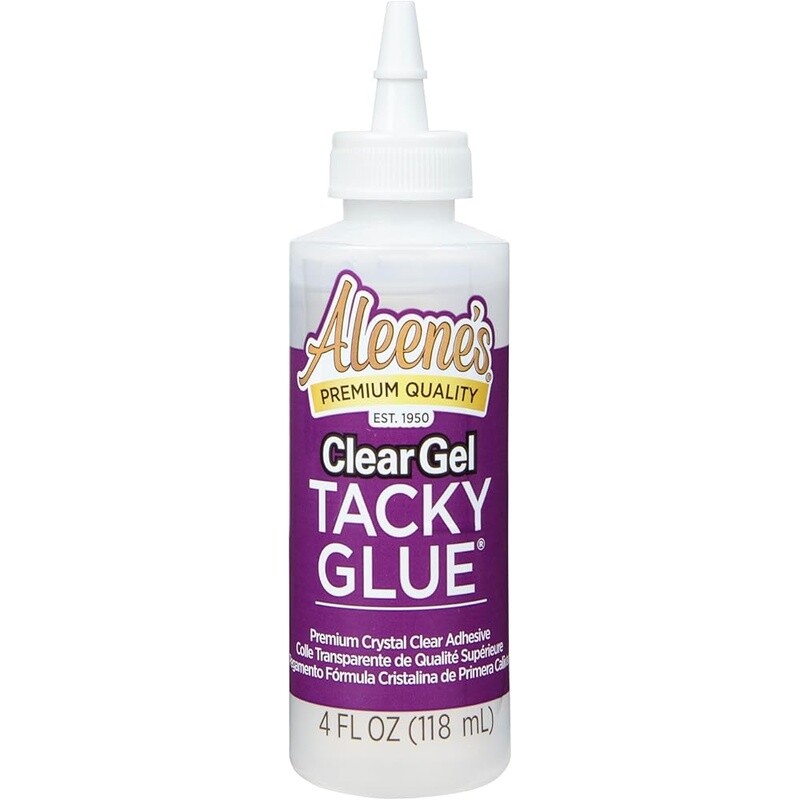 Clear Gel Tacky Glue Eco Friendly Adhesive DIY Crafts Slime 4oz Bottle New