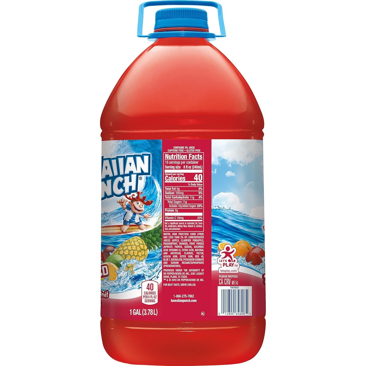 Fruit Juicy Red 128 Fl Oz – Sweet Caffeine Free Beverage for Family Enjoyment