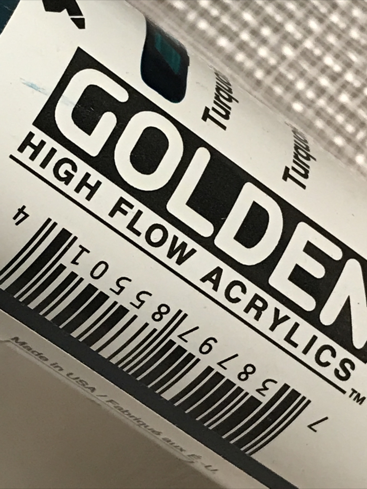 Golden High Flow Acrylic 1oz Turquoise Mixture Airbrush Pen Paint Marker Brush
