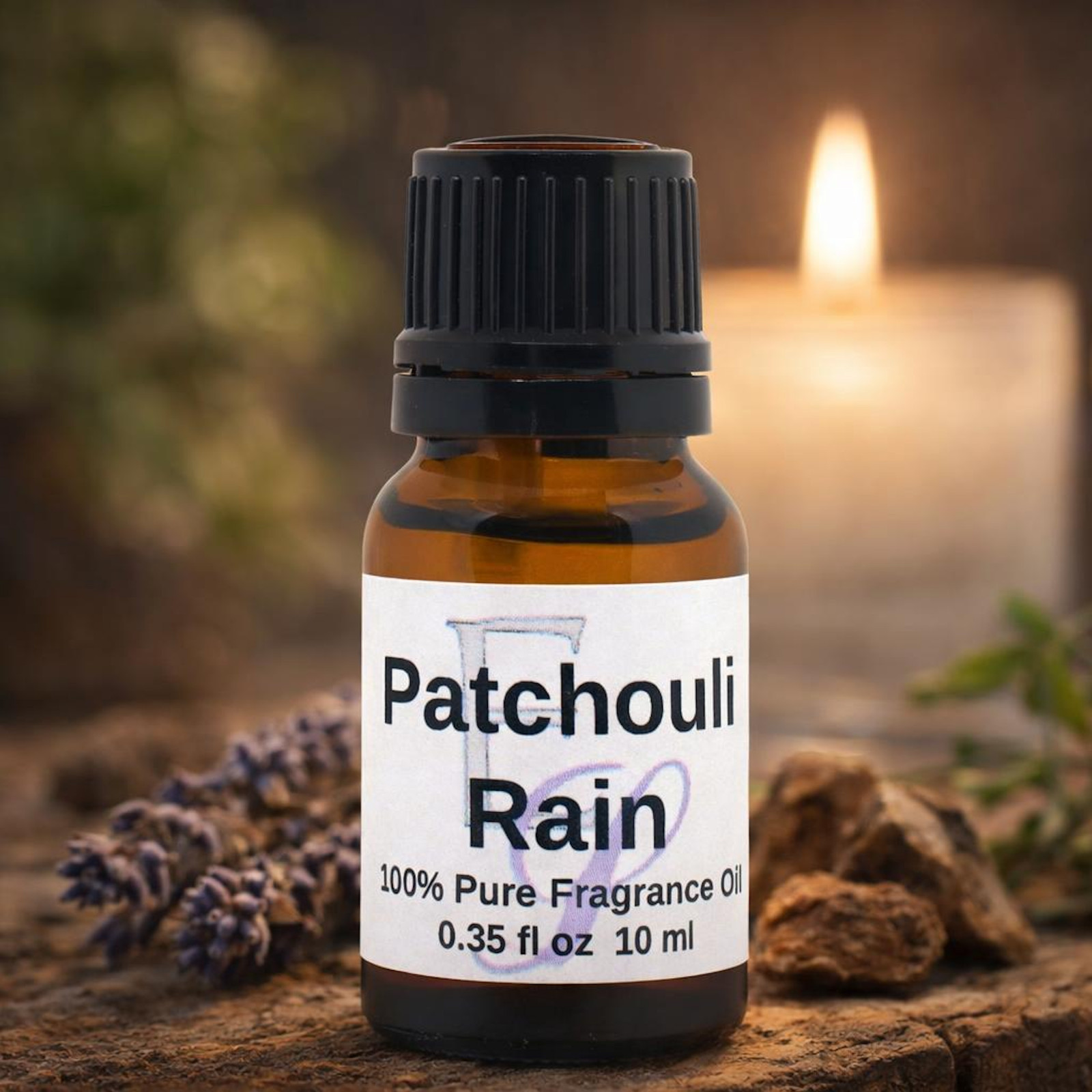 Patchouli Rain Fragrance Oil by Eclectic Lady, 10 ml