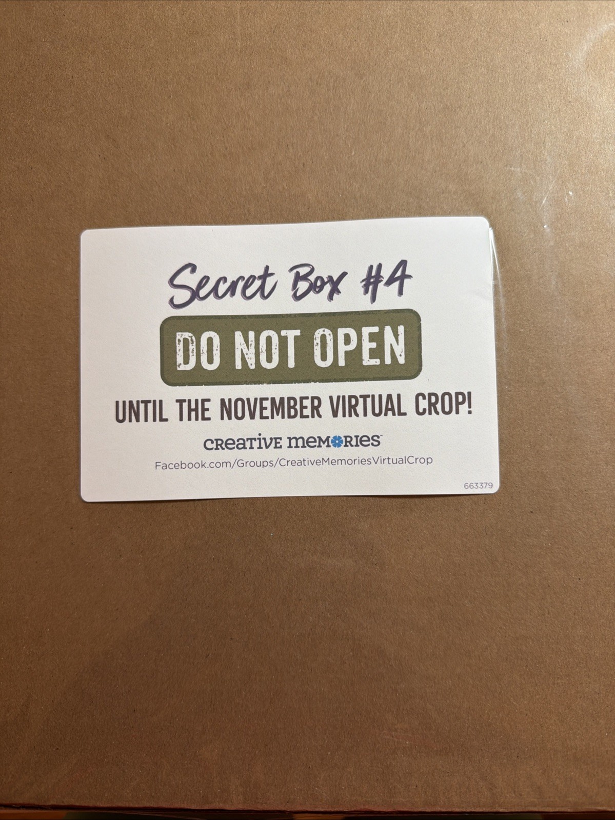 Creative Memories SECRET BOX #4 2024 GRAND TIMES Brand New In Box!