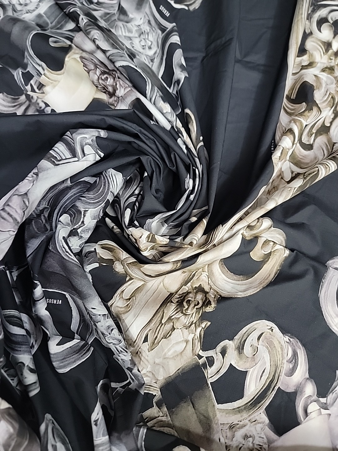 Authentic Versus Versace Fabric Baroque Scroll Print 57″ Wide 2 Yards Designer