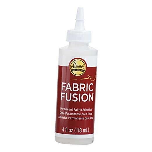 Aleene’s 23473 Fabric Fusion Permanent Fabric Adhesive Fabric Adhesive Bottle