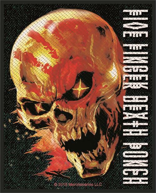 Five Finger Death Punch Justice For None – Woven Sew On Patch 3″ x 4″