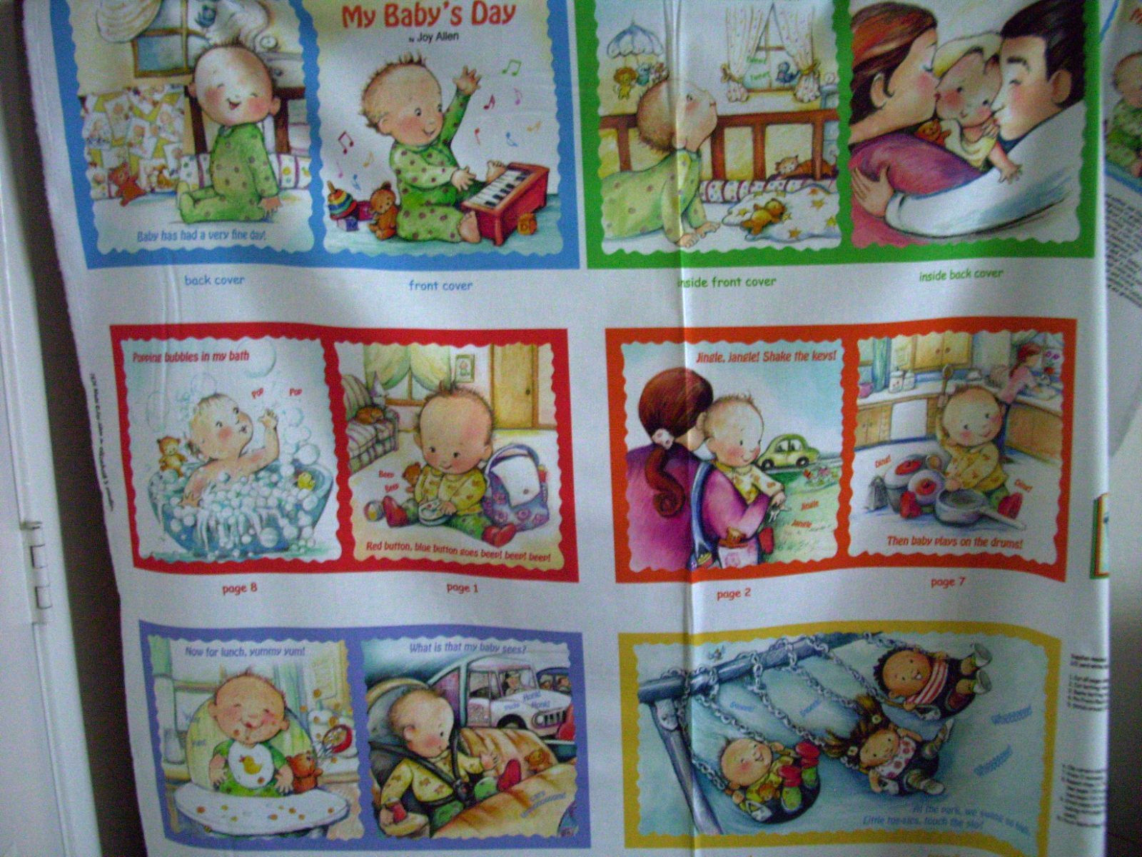 100% cotton cut & sew soft book panels