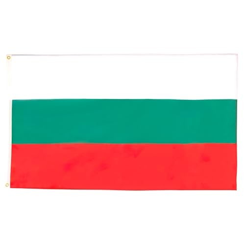 – Flag – 3×5 Ft – 100D Polyestern Banner with Two Metal 3×5 ft Bulgaria