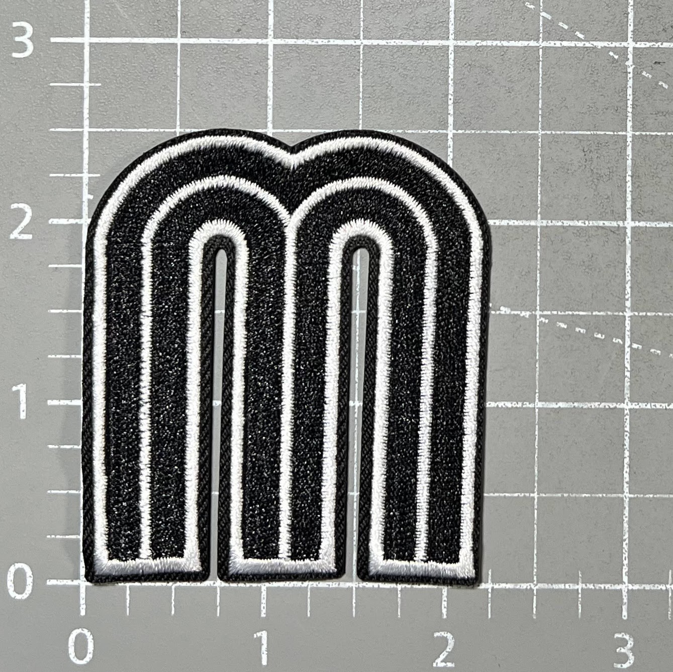 Team Mexico Patch 2.5×2.25″ Black White Baseball Classic Novena Mexicana Iron On