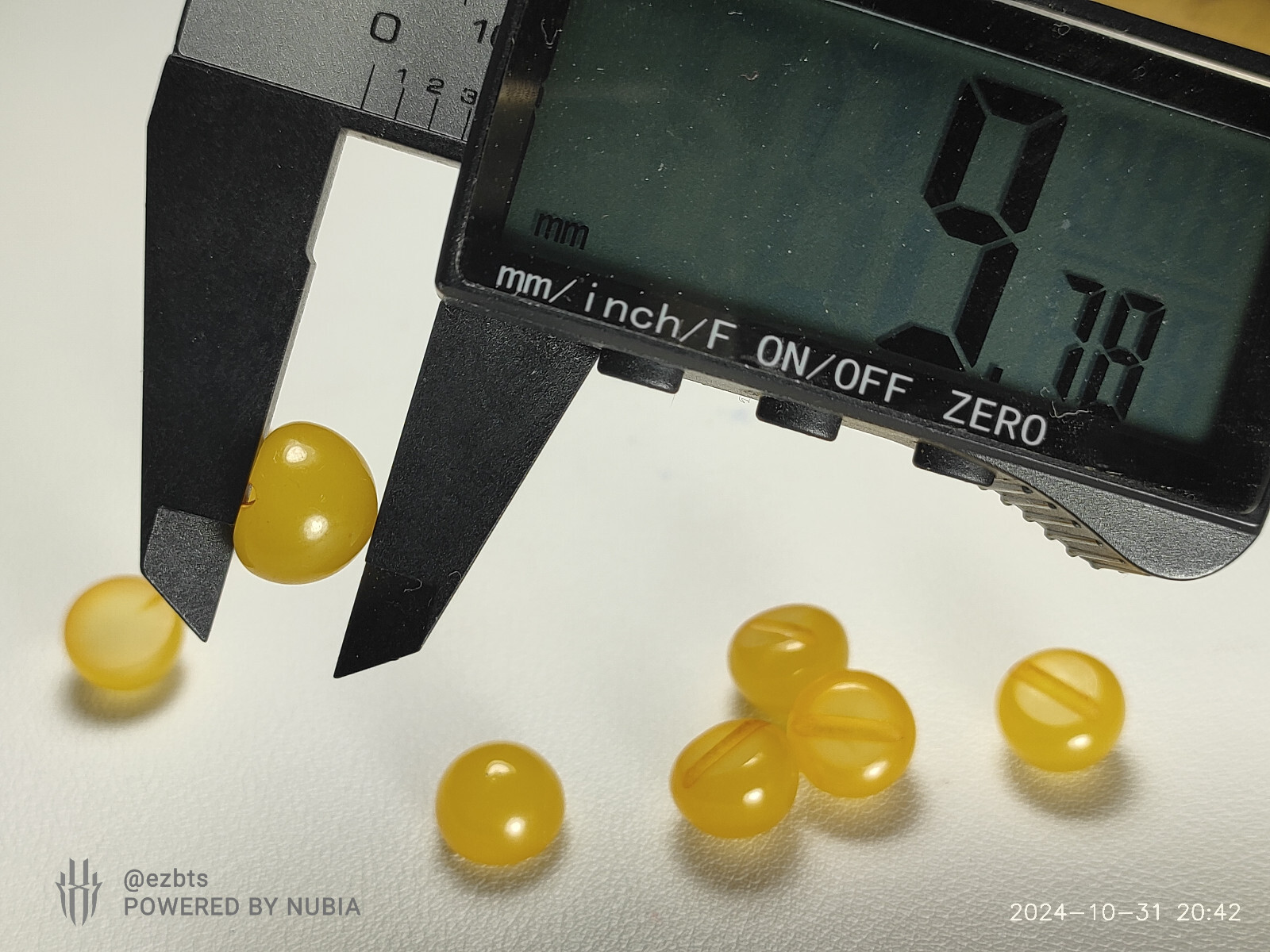 8 Bakelite Cabochons 12x9mm Lemon Drop Candy yellow