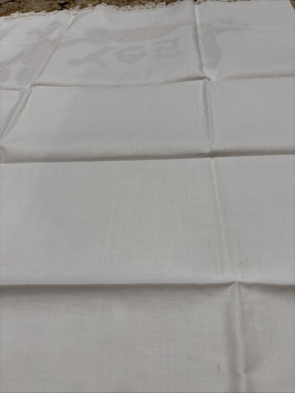 Lee Wards STONE AGE YES & NO 100% Cotton Pillowcases Painted NOS