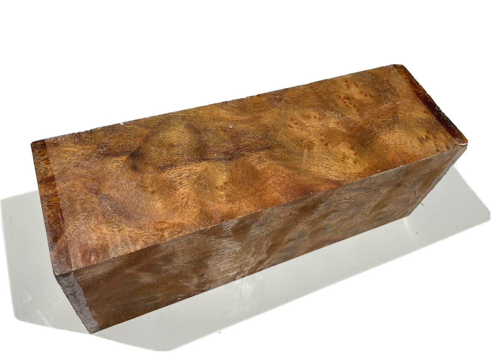 Camphor burl wood block 2-7/8″ x 3-1/2″ x 9-1/8″ (q64) Dried Burl Turning Blank