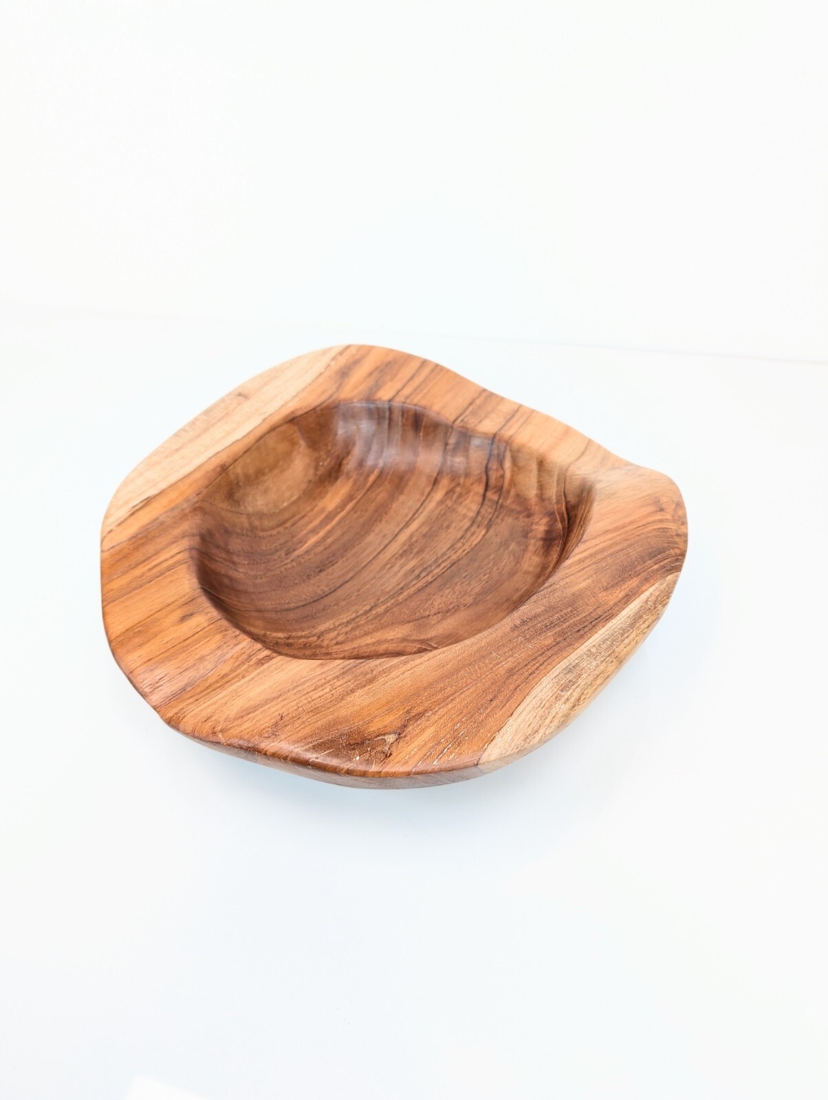 ORGANIC WOOD BOWL, ORGANIC WOOD BOWL, Natural Shape Bowl, Wood Centerpiece Bowl